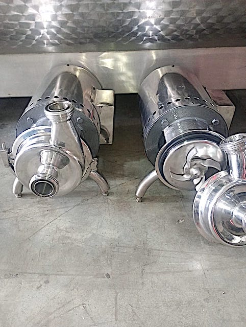BOMBA CENTRIFUGA ACERO INOXIDABLE USADAS