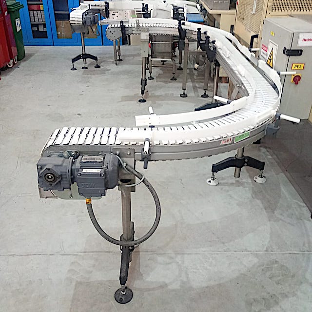 CINTA TRANSPORTADORA 3.550 MM. DE LARGO USADAS