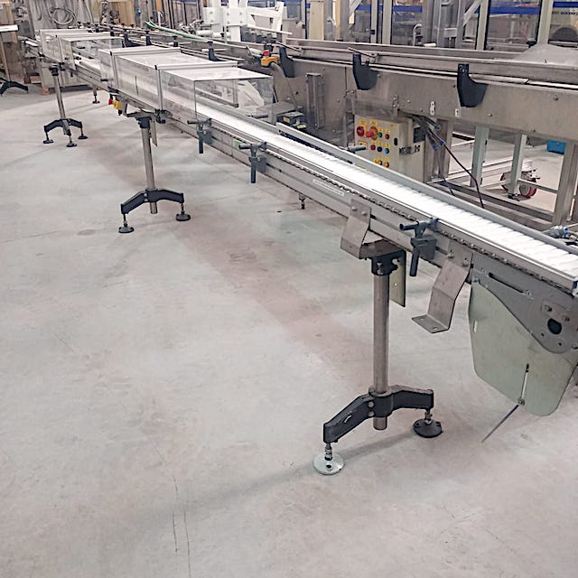 CINTA TRANSPORTADORA 7.800 MM. DE LARGO USADAS