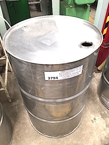 TAMBOR ACERO INOXIDABLE 200 LITROS USADOS