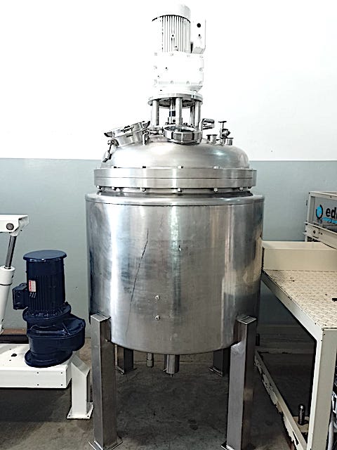 REACTOR ACERO INOXIDABLE 600  LITROS USADOS